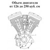 Объем oт 126 до 250 куб. см