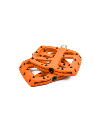 Педали для велосипеда E Thirteen Base Flat Pedal Composite Naranja