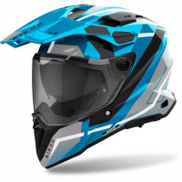 Мотошлем Airoh COMMANDER 2 Mavick Cerulean Blue Gloss