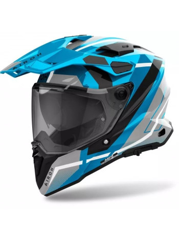 Шлем Airoh COMMANDER 2 Mavick Cerulean Blue Gloss