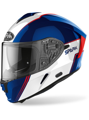 Шлем интеграл Airoh Spark Flow Blue-red
