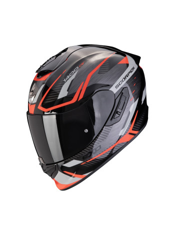 Шлем интеграл Scorpion EXO-1400 EVO II AIR ACCORD Серо-красный