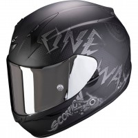 Шлем интеграл SCORPION EXO-390 ONEWAY Черно-серый