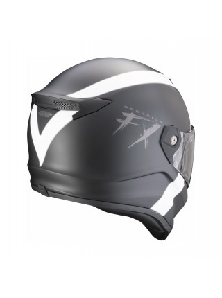 Мотошлем Scorpion Exo COVERT-FX GALLUS Черно-белый