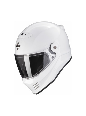 Мотошлем стритфайтер Scorpion Exo COVERT-FX SOLID Белый