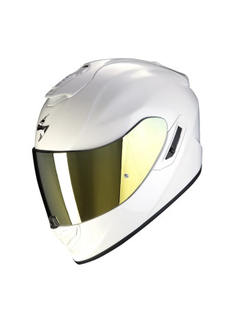 Шлем интеграл Scorpion EXO-1400 EVO AIR SOLID Белый перламутровый