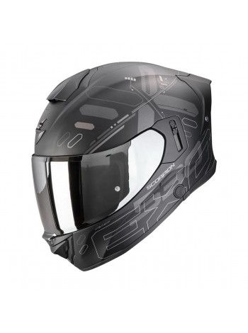 Мотошлем интеграл Scorpion EXO-530 AIR FOND Черный Матовый/Серый