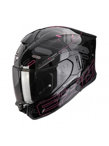 Мотошлем интеграл Scorpion EXO-530 AIR FOND Черный/Розовый