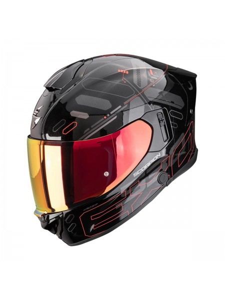 Интеграл Scorpion EXO-530 AIR FOND Черный/Красный