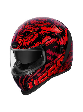 Мотошлем Icon Airform Lycan Красный