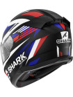 Мотошлем Shark D-SKWAL 3 FIRSTLAP Mat Black/Blue/Red