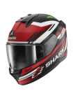 Мотошлем Shark D-SKWAL 3 FIRSTLAP Mat Black/Red/Green