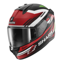 Интеграл Shark D-SKWAL 3 FIRSTLAP Mat Black/Red/Green