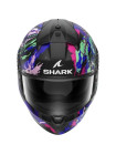 Мотошлем Shark RIDILL 2 RAGING BEAST Mat Black/Violet/Green