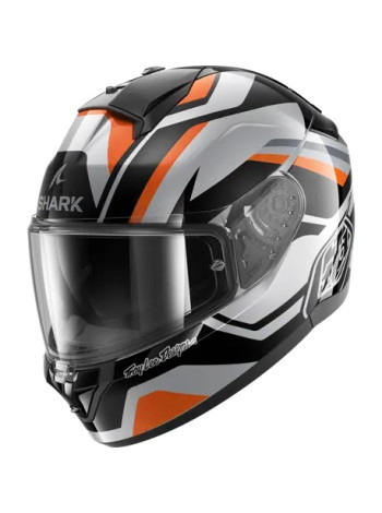 Мотошлем Shark RIDILL 2 APEX Silver/Black/Orange