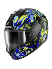 Мотошлем Shark RIDILL 2 RAGING BEAST Black/Blue/Green