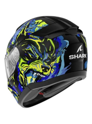 Шлем Shark RIDILL 2 RAGING BEAST Black/Blue/Green