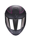 Мотошлем Scorpion EXO-920 FLUX Черно-розовый