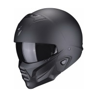 Шлем модуляр Scorpion EXO COMBAT II SOLID Черный матовый