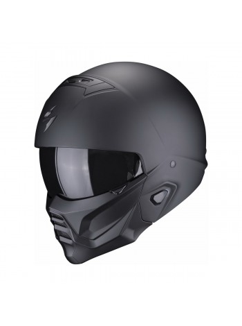 Шлем модуляр Scorpion EXO COMBAT II SOLID Черный матовый