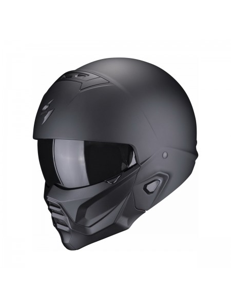 Шлем модуляр Scorpion EXO COMBAT II SOLID Черный матовый