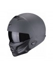 Шлем модуляр Scorpion EXO COMBAT II SOLID Серый