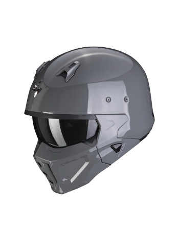 Шлем модуляр Scorpion EXO COVERT-X SOLID Цемент