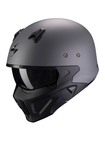 Шлем модуляр Scorpion EXO COVERT-X SOLID Серый