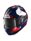Шлем SHARK EVO GT TEKLINE Blue/Chrome/Red