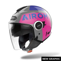 Открытый шлем AIROH HELIOS UP PINK GLOSS