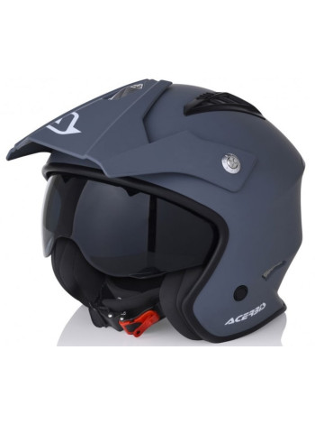 Открытый мотошлем Acerbis JET ARIA Grey