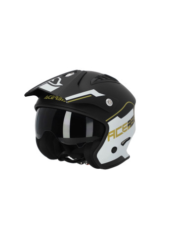 Открытый мотошлем Acerbis JET ARIA White/Black/Gold