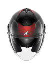 Шлем SHARK RS JET CARBON IKONIK Black/Red/Chrome