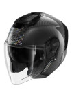 Шлем SHARK RS JET CARBON IKONIK Black/Silver/Pearl