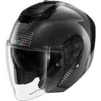 Шлем SHARK RS JET CARBON IKONIK Black/Silver/Pearl