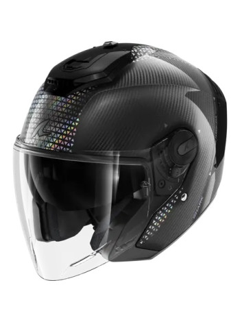 Шлем SHARK RS JET CARBON IKONIK Black/Silver/Pearl
