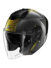 Шлем SHARK RS JET CARBON IKONIK Black/Silver/Yellow