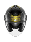 Шлем SHARK RS JET CARBON IKONIK Black/Silver/Yellow
