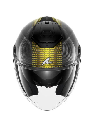 Шлем SHARK RS JET CARBON IKONIK Black/Silver/Yellow