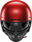 Шлем открытый SHARK S-DRAK FIBER BLANK GLITTER Red