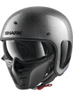 Шлем открытый SHARK S-DRAK FIBER BLANK GLITTER Silver