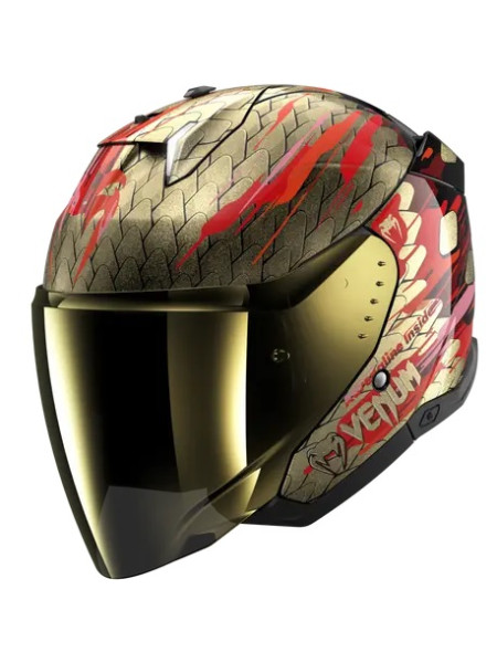 Шлем SHARK SKWAL i3 JET VENUM Black/Red/Gold