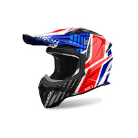 Внедорожный шлем Airoh Aviator Ace 2 Proud Blue/Red Gloss