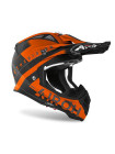 Кроссовый мотошлем Airoh Aviator Ace Amaze Оранжево-черный