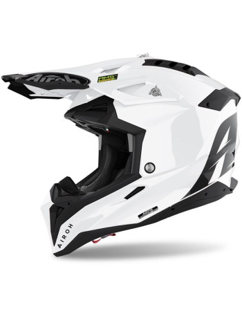 Кроссовый мотошлем Airoh Aviator 3 Color White Gloss
