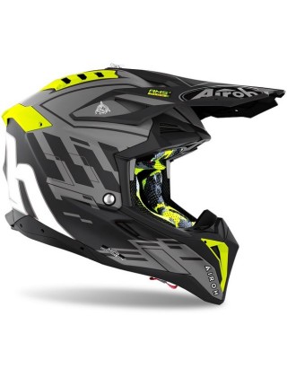 Кроссовый шлем Airoh Aviator 3 Rampage Black Matt