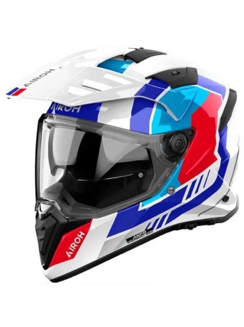 Дорожный шлем Airoh Bandit Horn White Gloss