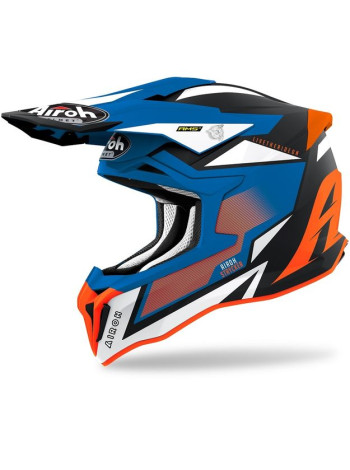 Шлем Airoh Strycker Axe Orange Blue Matt