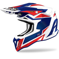 Шлем кроссовый Airoh Strycker Axe Blue Red Matt