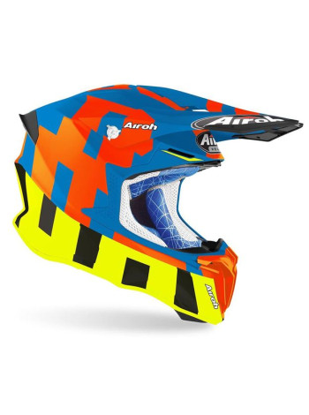 Шлем кроссовый Airoh Twist 2.0 Frame Azure Matt